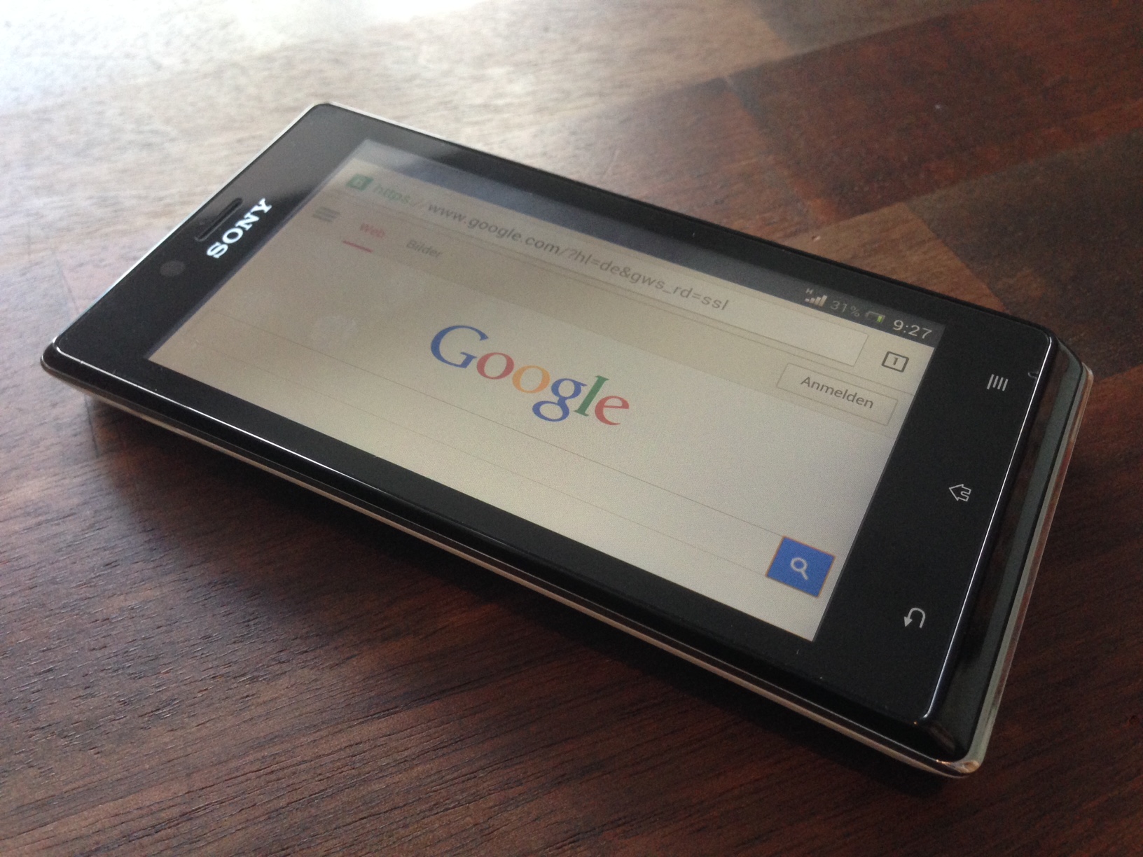 Smartphone-ikon på mobile Google-søgninger